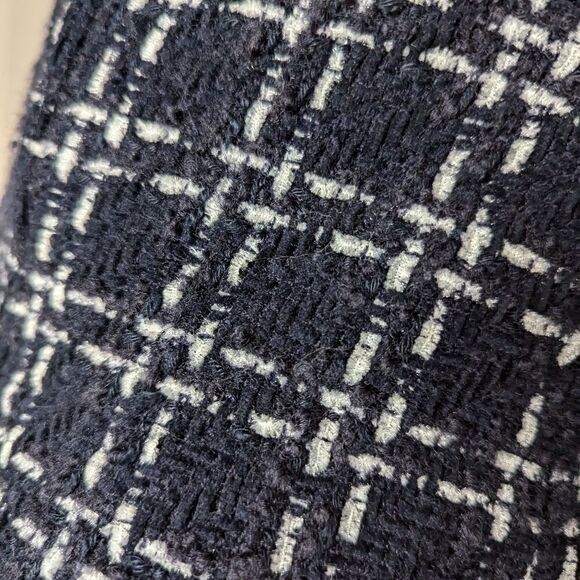 Dana Buchman Blazer Fitted Women's Jacket collar tweed wool zip up size 2 - Picture 4 of 10